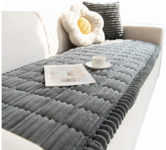 Coonoor Sofaschoner Weiche Flanell Sofa überzug Waschbar - Neue Sitzkissenbezüge, rutschfeste Sofabezug