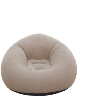 SIKAINI Luftsofa Aufblasbares beflocktes Loungesofa, (Schnell & einfach aufblasbar Robust & wasserdicht), Bequemes & ergonomisches Design Weiche beflockte Oberfläche
