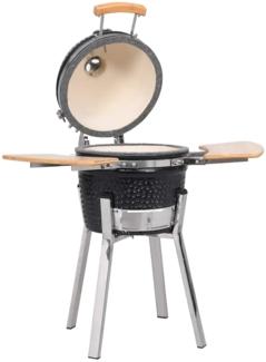 vidaXL 'Kamado' Holzkohlegrill, Keramik Schwarz, 81 cm