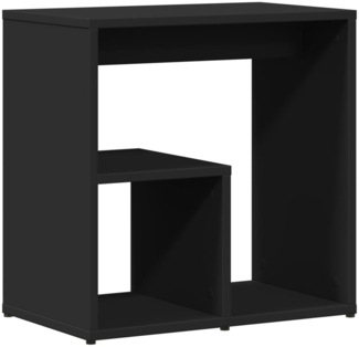 vidaXL Beistelltisch Schwarz 50x30x50 cm Holzwerkstoff 840557