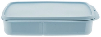 Michelino Vorratsdose mit Trennwand Brotdose – 1100 ml Frischhaltedose rechteckig Blau