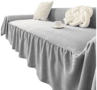 RWEUOQ Sofabezug Sofabezug Sofaschoner, Sofaschutzdecken rutschfest für Wohnzimmer, Einfarbige Sofagarnitur, Staubabweisende Sofadecke