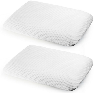 Esun Kopfkissen Kopfkissen Memory Foam Kissen, Orthopädisches Nackenstützkissen, Füllung: Rückstellschaum, Seitenschlafer Rückenschlafer Bauchschlafer, Set, für Seiten Rücken Bauchschläfer (70 x 40 x 12cm)