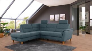 Home affaire Ecksofa Palmera L-Form, Federkern, wahlweise mit Bettfunktion und mit/ohne Stauraum