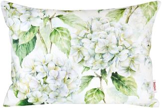 beties Kissenhülle Landlust-Hortensie, (1 Stück), 100% Baumwolle, Hortensien in weiß, verschiedene Größen