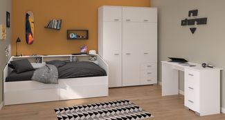 Jugendzimmer-Set >Sleep 42< in Weiss