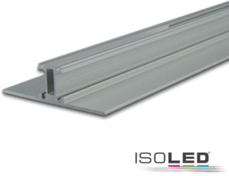 ISOLED LED Leuchtenprofil 2SIDE Aluminium pulverbeschichtet silber, 200cm