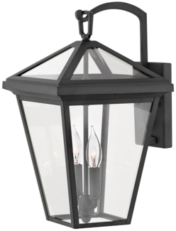 Elstead Alford Place Light Medium Außen-Wandleuchte 2-flammig schwarz