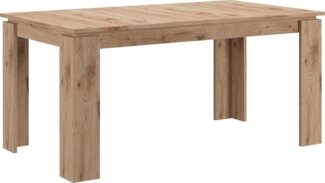 INOSIGN Esstisch Kalmar, rechteckig, 160 cm ausziehbar auf 200 cm, inkl. Einlegeplatte, Esszimmertisch, Tisch, Küchentisch, dining table