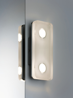 Paulmann WallCeiling eckig Theta IP44 LED 9W Alu eloxiert/Klar 230V Metall/Acryl6376