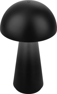 Briloner LED Akku-Tischleuchte Fungo schwarz 28 x 16 cm warmweiß