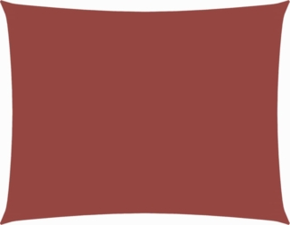 vidaXL Sonnensegel Oxford-Gewebe Rechteckig 3x4,5 m Terrakotta-Rot 135376