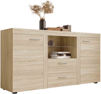 Kommode Rango (Farbe: Sonoma Eiche, ohne Beleuchtung)