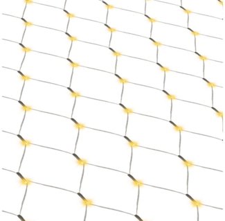 Clanmacy LED-Lichternetz LED Lichternetz Lichterkette Deko Lichtervorhang