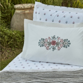 Karaca Home Bettwäsche Karaca Home Siya Doppelbett Decken Tagesdecke Bettdecke Set Multicolor