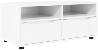 vidaXL TV-Schränk Hochglanz Weiß 100 x 48 x 43 cm Holzwerkstoff 888931