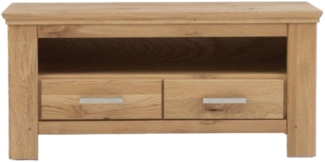 Lowboard Teilmassiv Iantha 125x55x45 TV-Unterteil Wildeiche natur geölt 20104