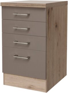 Flex-Well Unterschrank Riva (B x H x T) 50 x 86 x 60 cm, mit praktischen Schubkästen