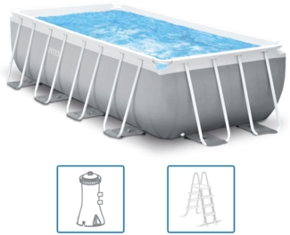 Intex Pool-Set Prism Frame Rechteckig 400x200x100 cm 3202845