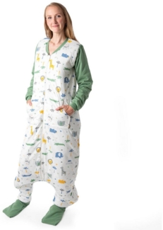 Schlummersack Hüttenschlafsack Erwachsenenschlafsack mit Füßen ganzjährig, 2.5 Tog wattiert OEKO-TEX