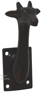 Laursen - Wandhaken Giraffe Schwarz (0513-24) Kleiderhaken Haken Garderobenhaken