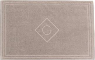 Gant Home Duschvorleger G-Logo Shower Mat Silver Sand (50x80cm) 852008209-267