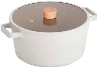 NEOFLAM® Kochtopf FIKA Kochtopf 26cm inkl. Glasdeckel, Aluminiumguss (1-tlg)
