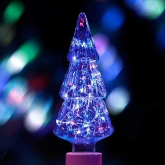 ZMH LED Deko Glühbirne E27 Glühlampe Bunte Magisch Farbwechsel Weihnachtsbaumförmige Dekorative Glühbirne für Weihnachten Party Hochzeit Haus Festdekorationen, Nicht Dimmbar