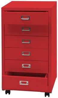 MCW Rollcontainer MCW-L49, (1 St), 6 geräumige Schubladen mit Haltegriffen