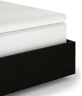 Heckett and Lane Spannbettlaken Elementi Topper, Mako-Satin, Gummizug: an den Ecken, (1 Stück), Laken aus 100% Baumwolle, hochwertiges Mako-Satin, Betttuch ab 90x200