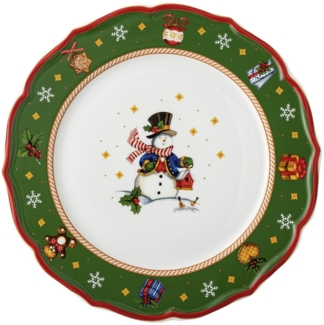 Hutschenreuther Teller Flach 33 cm Happy Wintertime Green
