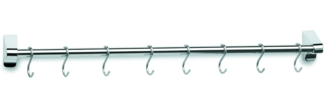 LACOR 60710 Hangeleiste mit 12 Haken 18/10 100 cm