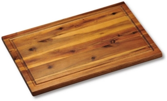 Kesper 28181 Tranchierbrett 40x26x1,5cm aus Akazie, Braun, 40 x 26 x 1,5 cm