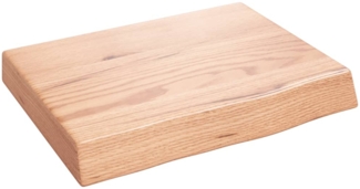 vidaXL Wandregal Hellbraun 40x30x(2-6) cm Massivholz Eiche Behandelt 363628