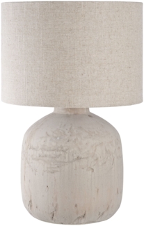 Tischleuchte, Keramik, Steinstruktur