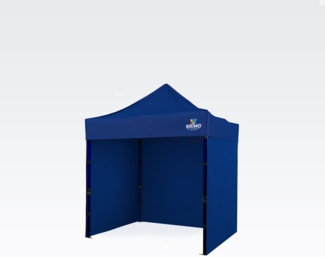 Partyzelte 2x2m - mit 3 Wänden - Blau