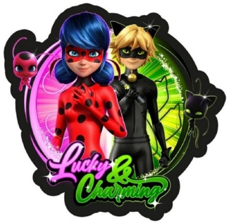 Miraculous Ladybug Kuschelkissen – Flauschiges Kopfkissen für Mädchen & Jungen