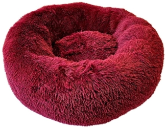 Nobby Hundebett Xmas Donut Classic Esla Ø 90 x 29 cm bordeaux