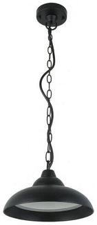 Licht-Erlebnisse Außen-Deckenleuchte ÖREBRO, LED, Warmweiß, LED Aluminium H: max. 73 cm B: 25 cm IP54 Schwarz rund 1200 lm Modern