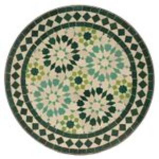Mosaik-Beistelltisch Ø45cm Ankabut Türkis
