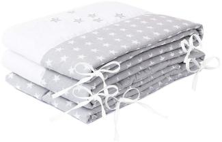 Amilian Bettnestchen Bettumrandung 360x30 cm für Babybett 120 x 60 cm geeignet (rundherum), (Nestchen, Kantenschutz), Umrandungen