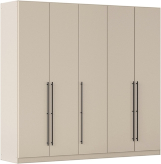 rauch Kleiderschrank Drehtürenschrank Schrank Garderobe Wäscheschrank Schlafzimmer AVOLA (in 3 verschiedenen Ausstattungen BASIC/CLASSIC/PREMIUM) mit hochwertigen Stangengriffen in Schwarz aus Metall MADE IN GERMANY