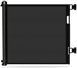 Comomy Türschutzgitter (Türschutzgitter Ausziehbar, Absperrgitter Schutzgitter), Baby Treppenschutzgitter 0-180°, Einziehbar 140/180cm