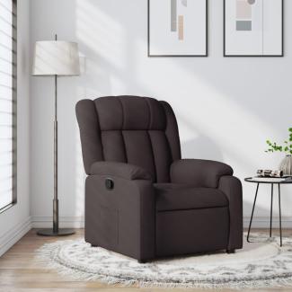 vidaXL Relaxsessel Dunkelbraun Stoff 373579