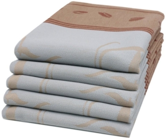 ZOLLNER Geschirrtuch, (Spar-Set, 5-tlg), 50x70 cm, 100% Baumwolle, vom Hotelwäschespezialisten
