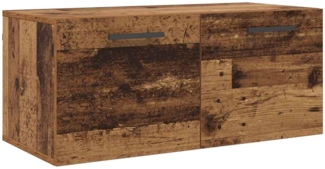 vidaXL Wandschrank Altholz 80 x 36.5 x 35 cm Holzwerkstoff 879558