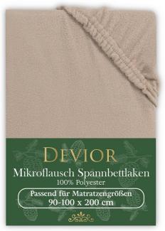 Devior Spannbettlaken Spannbetttuch Bettlaken Winter Flausch Warm Leintuch, Fleece, Gummizug: Rundumgummizug, Matratzen Bezug bis 22cm Matratzenhöhe Kuschelig Flauschig