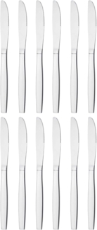 Edelstahl-Besteckset, 12-teiliges Messerset, Menümesser mit polierter Klinge, spülmaschinenfest