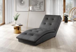 Wohnideebilder Doro Grau Chaiselongue CH-DOR-04FL