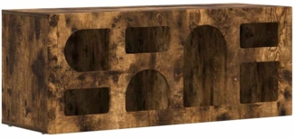 vidaXL TV-Schränk Geräucherte Eiche 100 x 35 x 40 cm Holzwerkstoff 891269